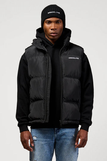 Equalité - ESSENTIAL BEANIE BLACK - Katoenen herenmuts