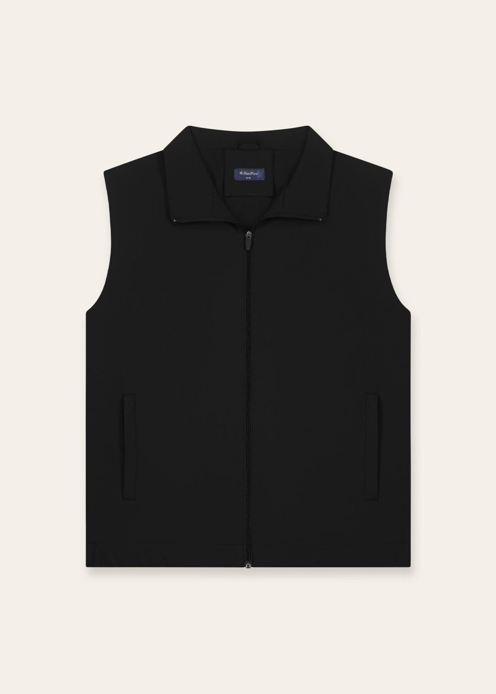 TriaD'oro - Bodywarmer - Black - Mouwloos herenjack met stretch
