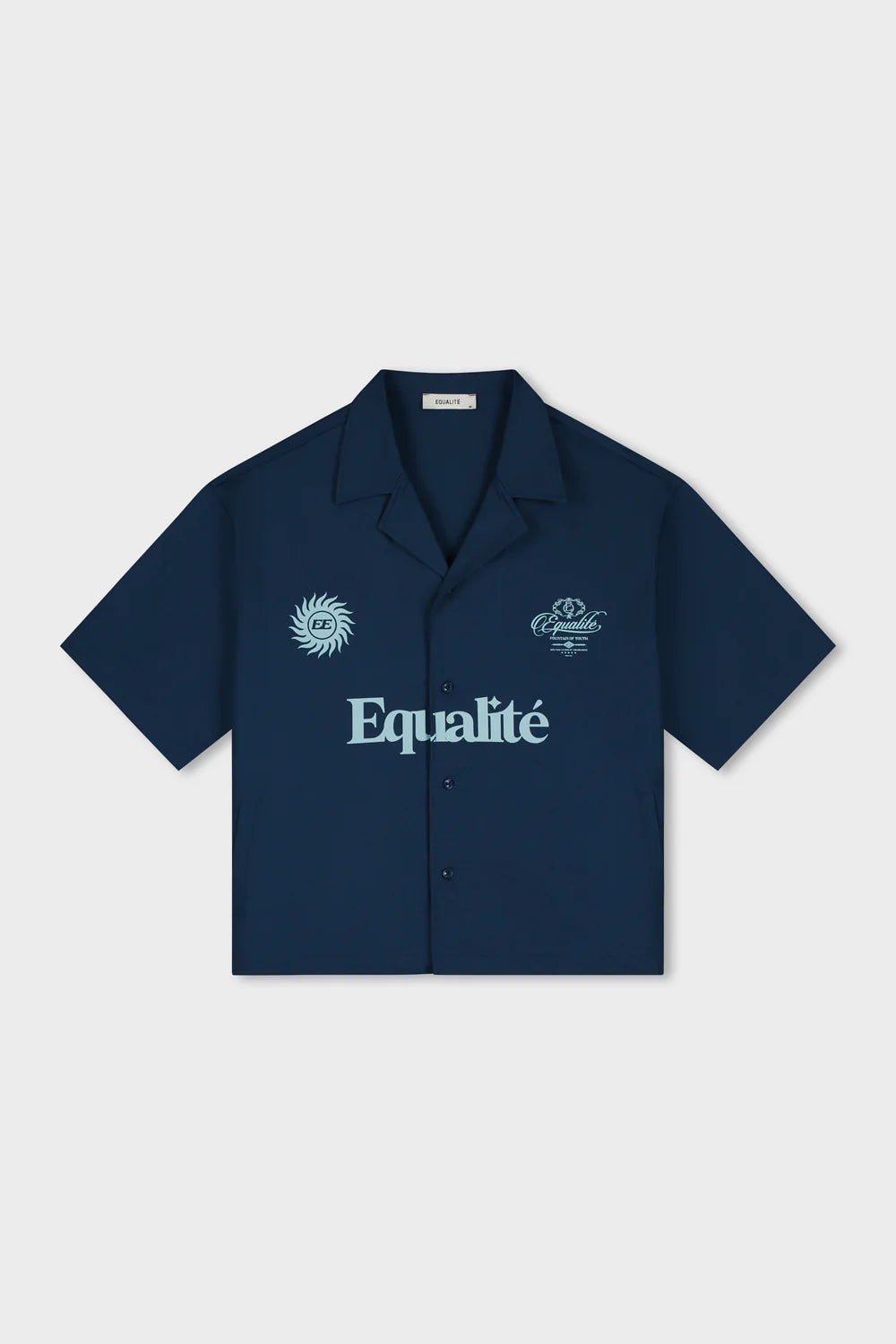 ASH BOXY SHIRT - NAVY