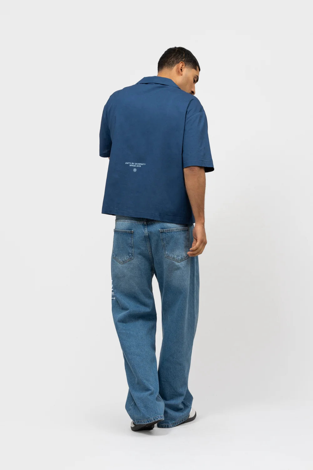 ASH BOXY SHIRT - NAVY