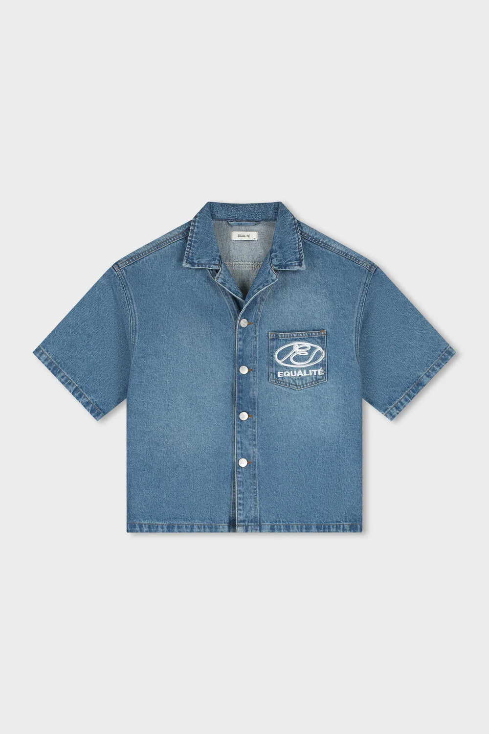 ARID BOXY DENIM JACKET | BLAUW