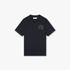 Croyez In Your Dreams T-Shirt | Navy - Regular fit herenshirt