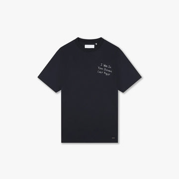 Croyez In Your Dreams T-Shirt | Navy - Regular fit herenshirt