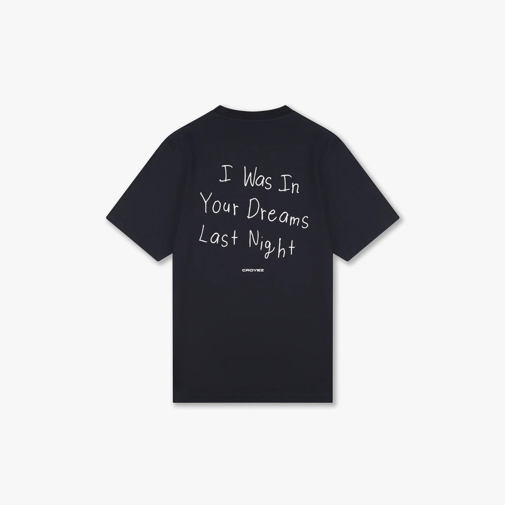 Croyez In Your Dreams T-Shirt | Navy - Regular fit herenshirt