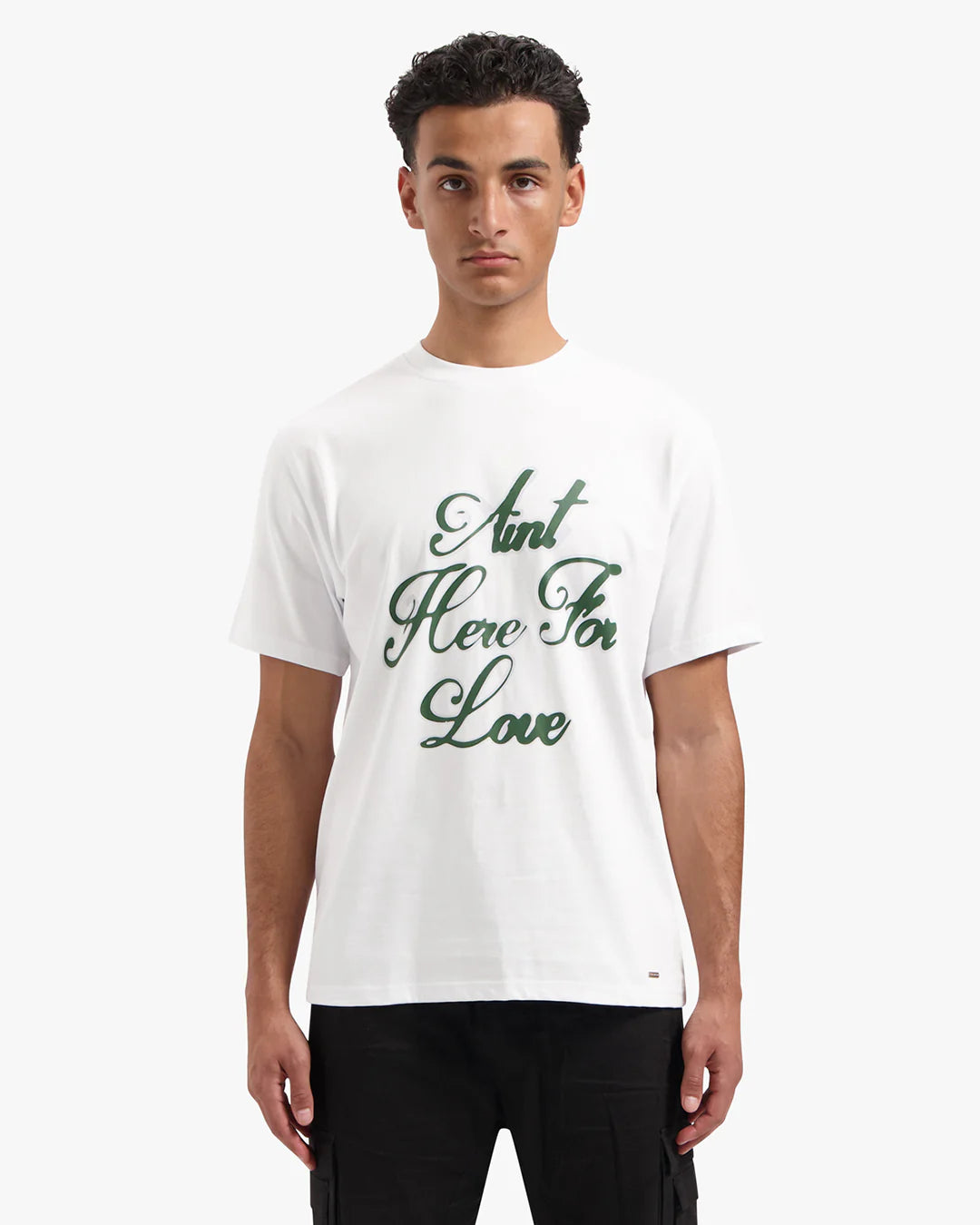 Croyez Aint Here For Love T-Shirt | White