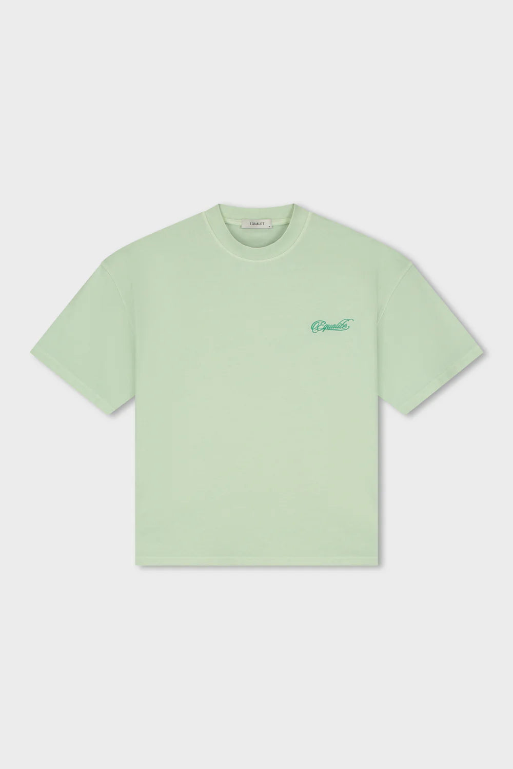 YUKI BOXY TEE - ZACHT LICHTGROEN