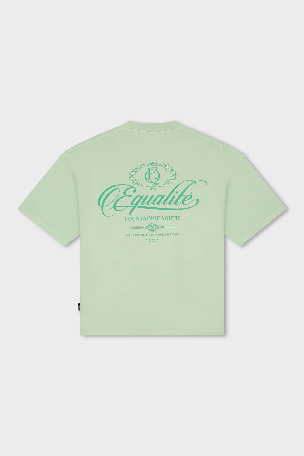 YUKI BOXY TEE - SOFT LIGHT GREEN