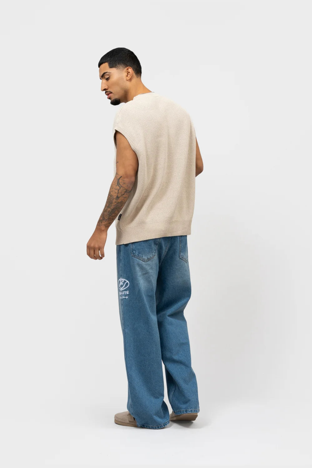 LUMI KNIT TANKTOP- BEIGE