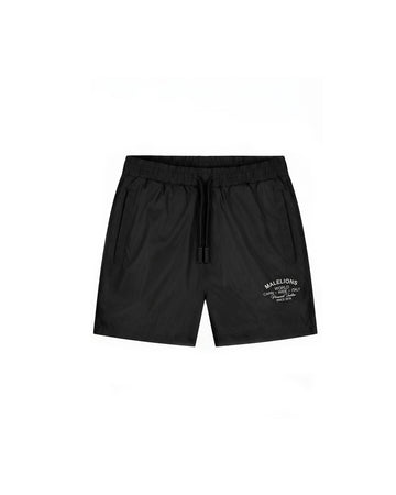 Malelions - Men Permanent Vacation Swim Shorts - Black - Herenzwembroek