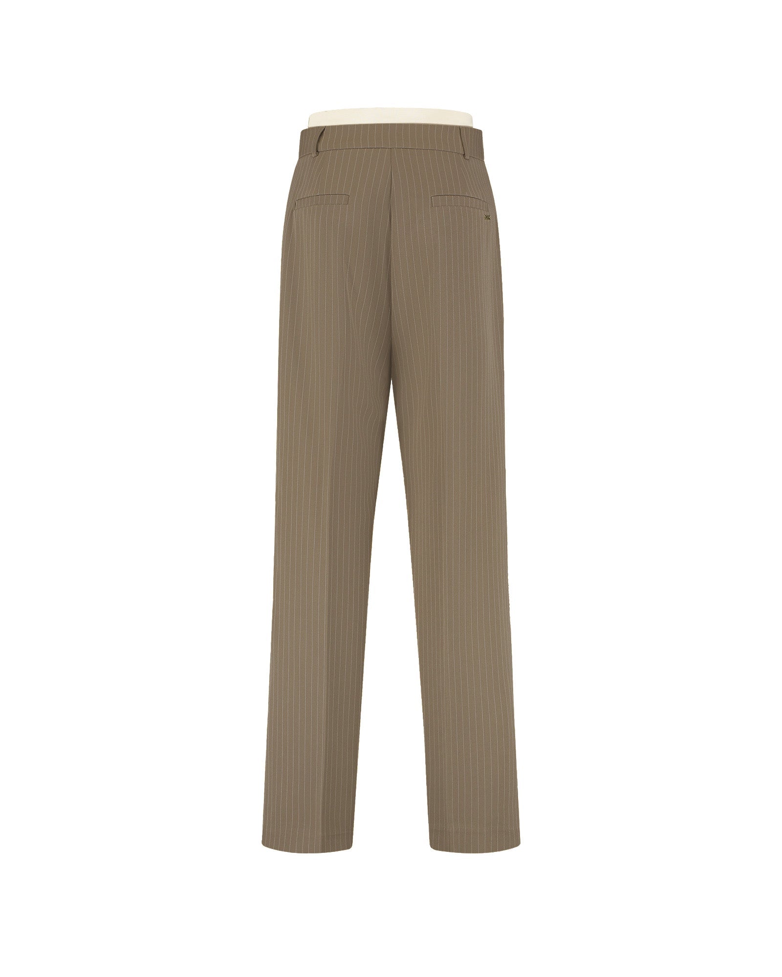 Malelions Dames Pinstripe Pantalon | Zand