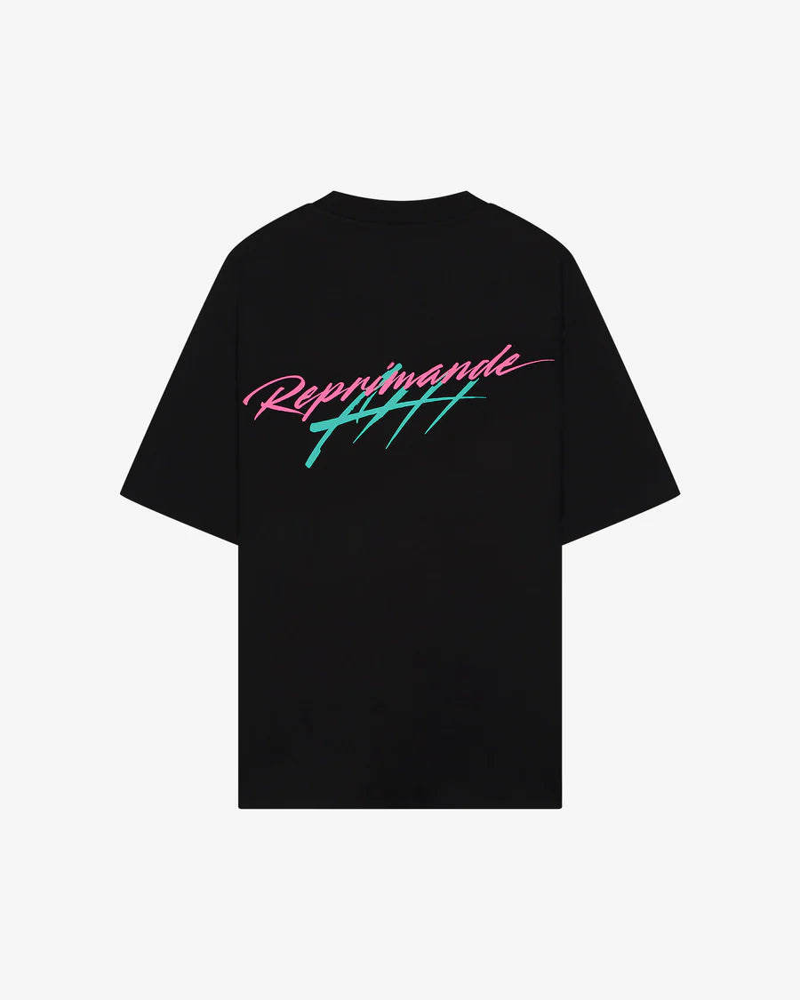 BLACK MIAMI T-SHIRT
