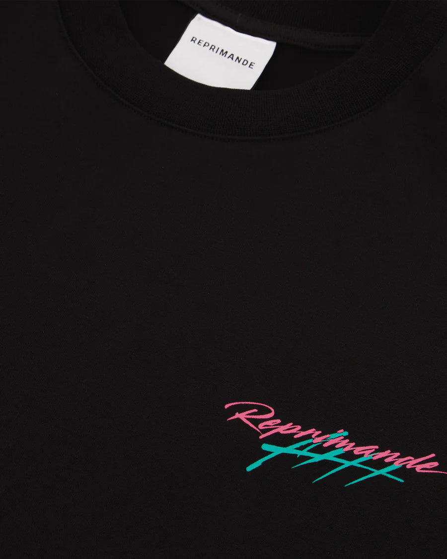 BLACK MIAMI T-SHIRT
