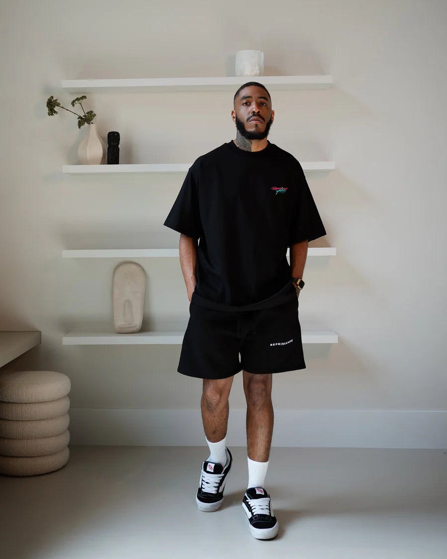 BLACK MIAMI T-SHIRT