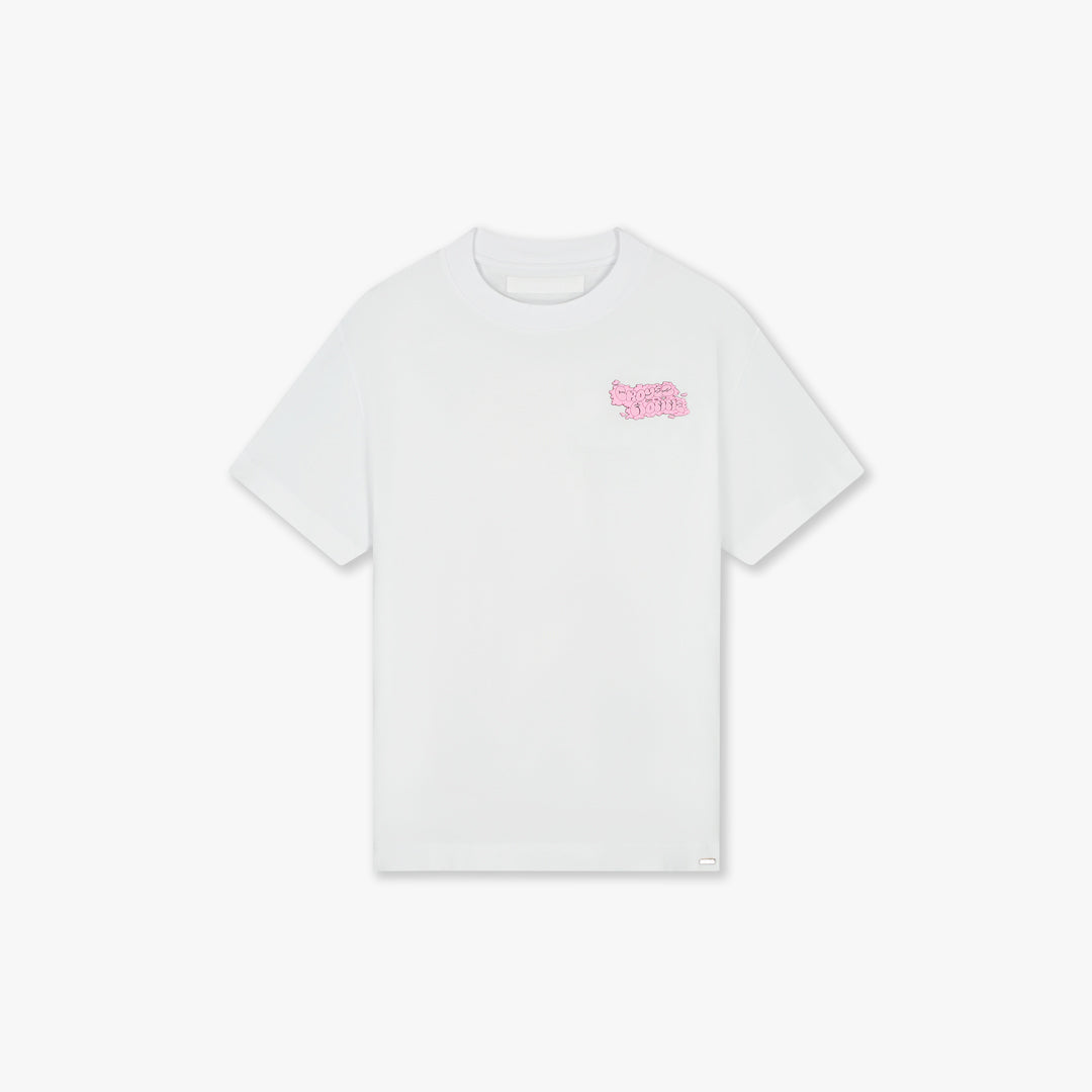 Croyez Fleur Heureuse T-Shirt | White