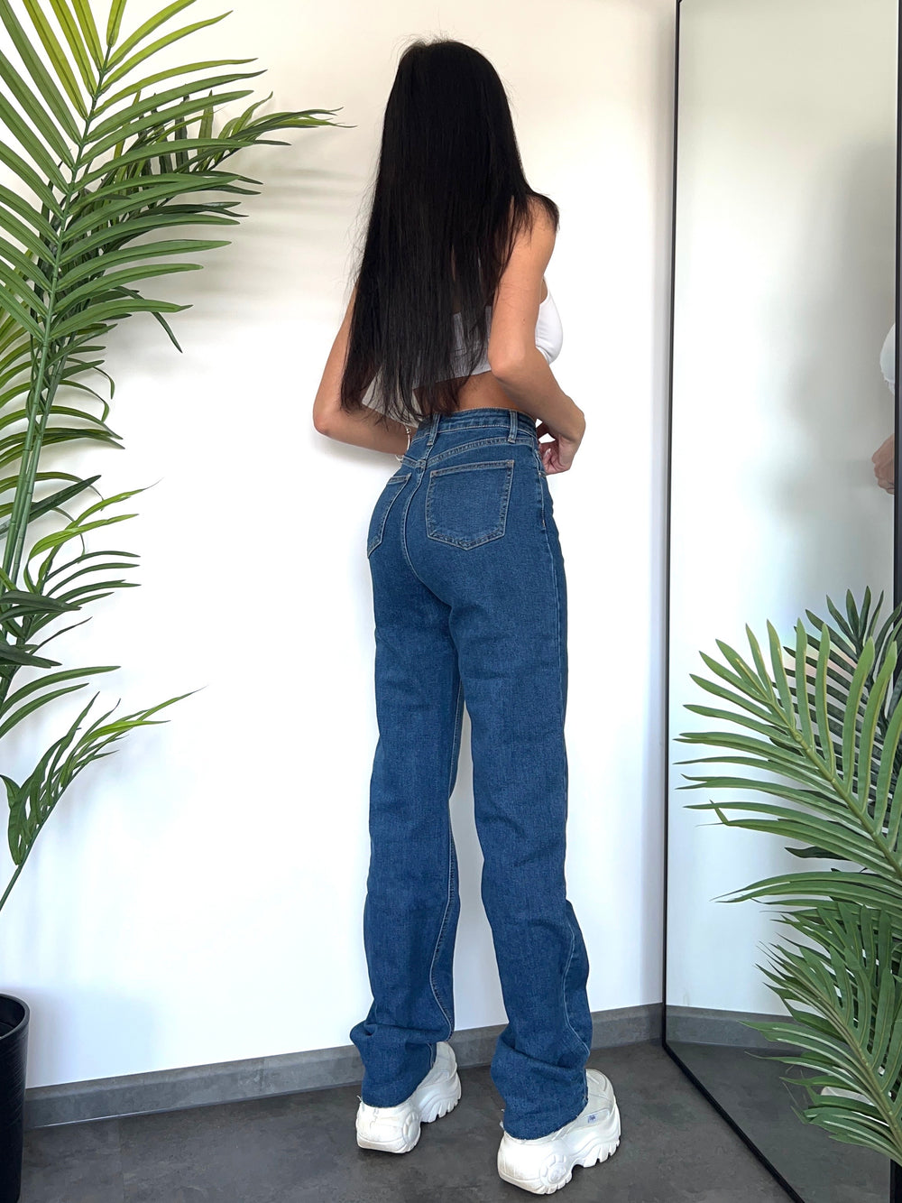 Extra long straight jeans RD2657
