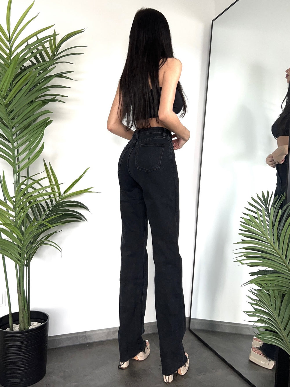 Extra lange gerade Jeans RD2691