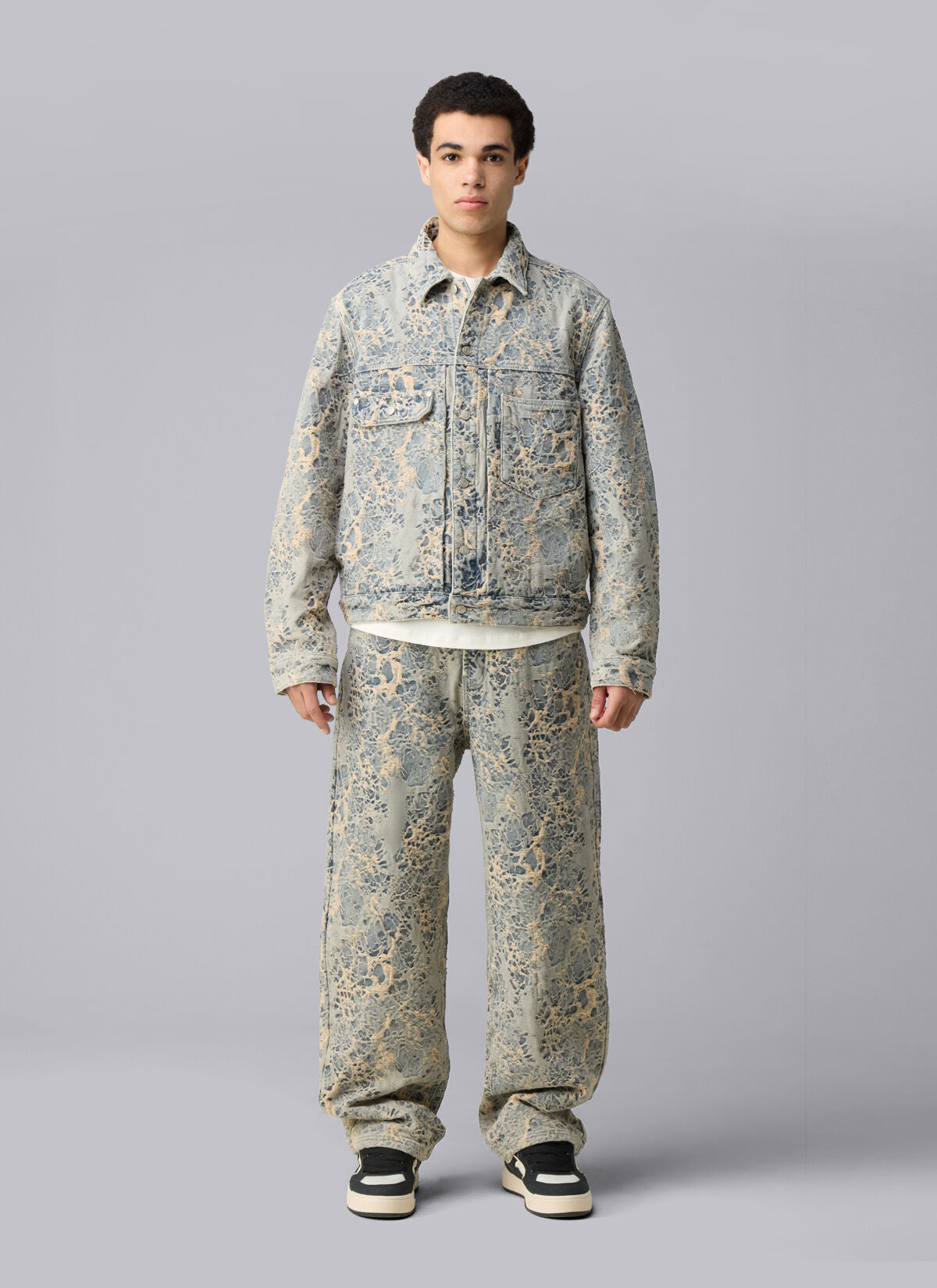 JACQUARD DENIM JACKET