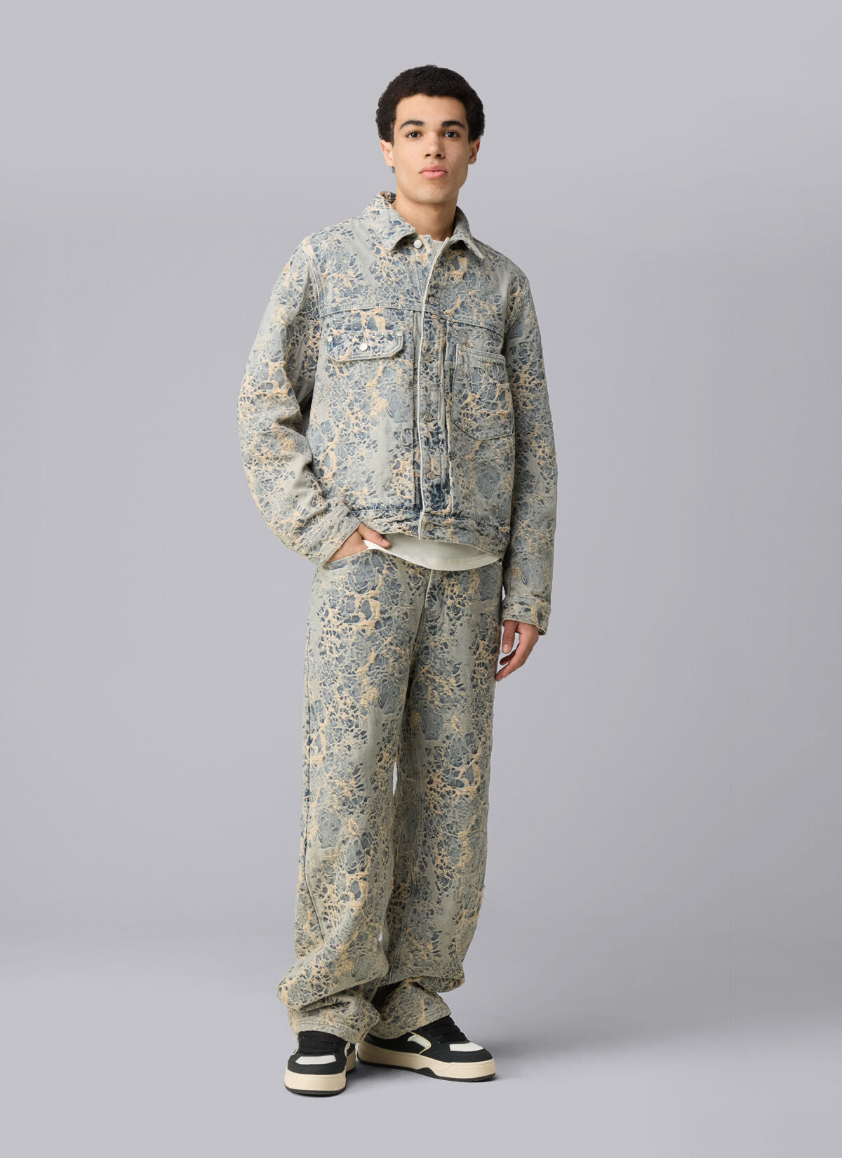 JACQUARD DENIM JACKET