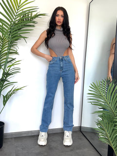 straight jeans RD 2609 - Rechte dames spijkerbroek
