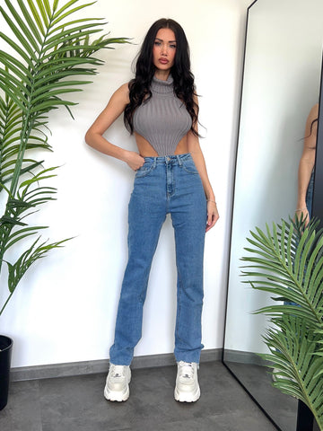 straight jeans RD 2609 - Rechte dames spijkerbroek