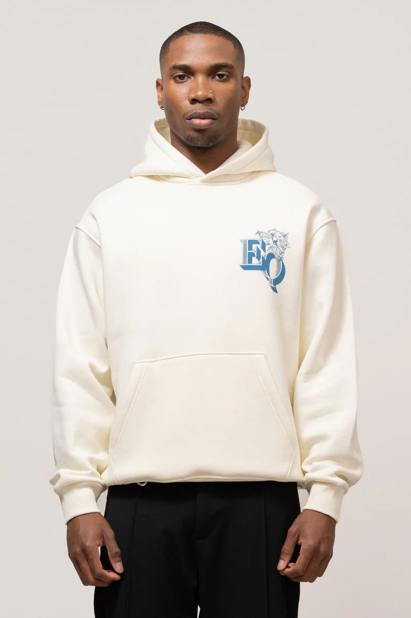 TILE OVERSIZED HOODIE OFF-WHITE