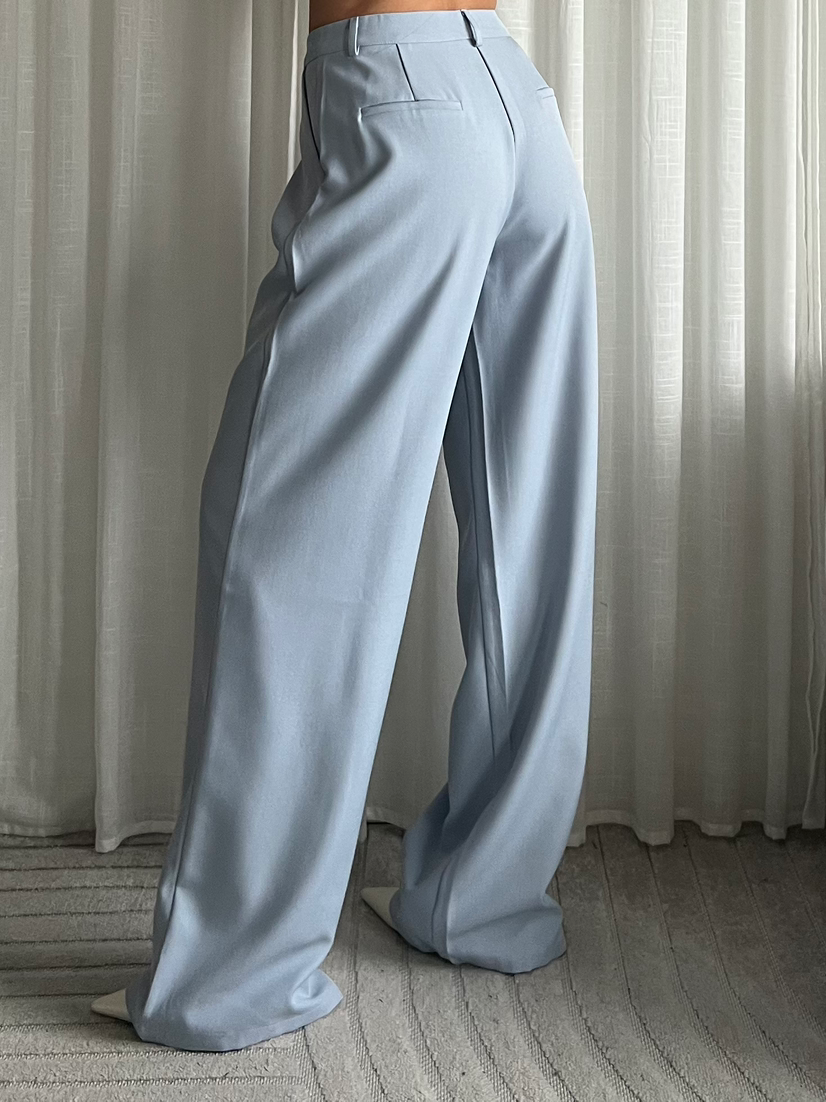 Perfecte Pantalon - Wijde Pijp - Lichtblauw