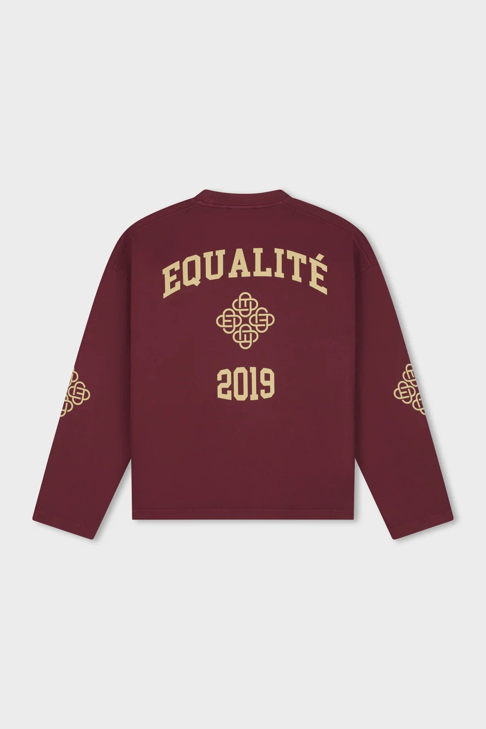 ISA OVERSIZED LONGSLEEVE TEE WASHED BURGUNDY