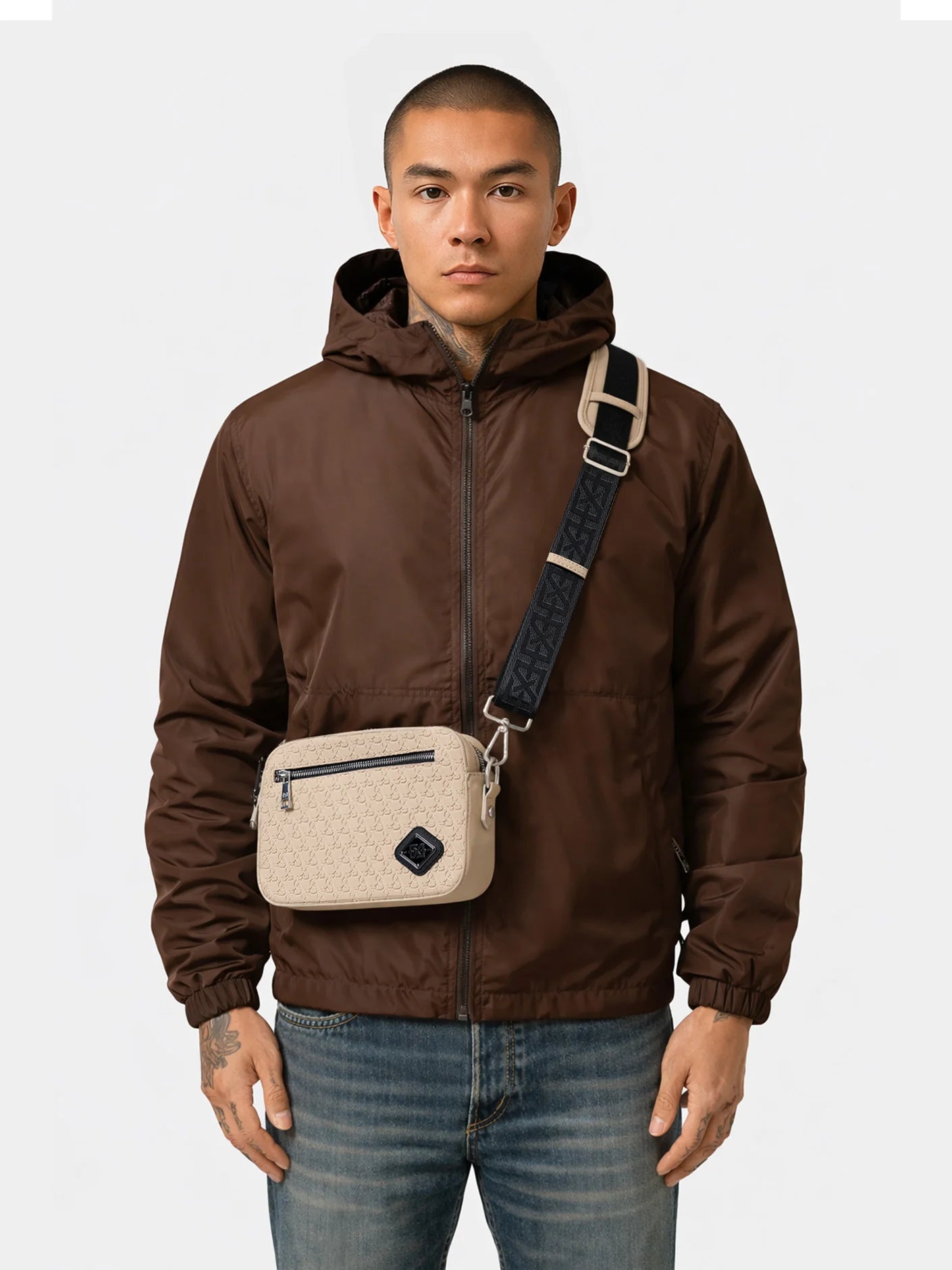 Ivory Bag Suede | Beige