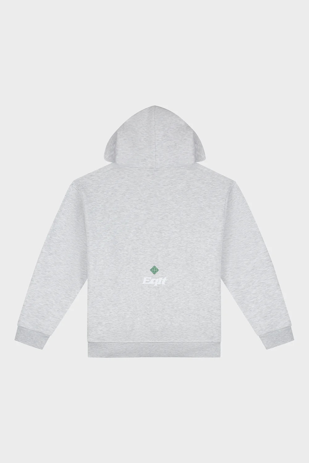 JERSEY OVERSIZED HOODIE GREY MELANGE