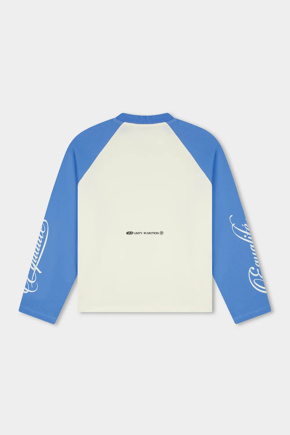 Equalité Jett Raglan Longsleeve Tee Off-White & Corn Blue