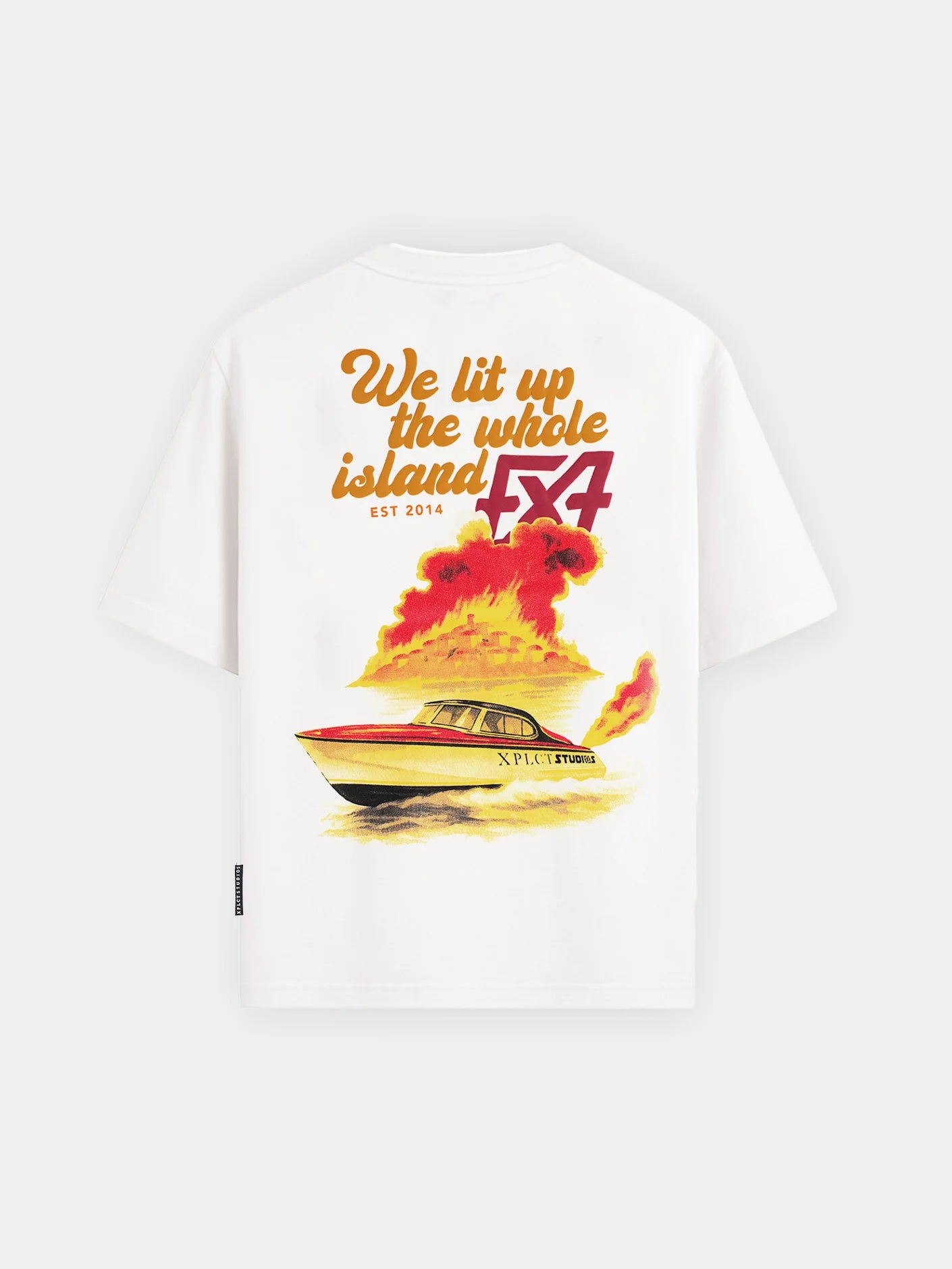 Lit T-shirt | Gebroken wit
