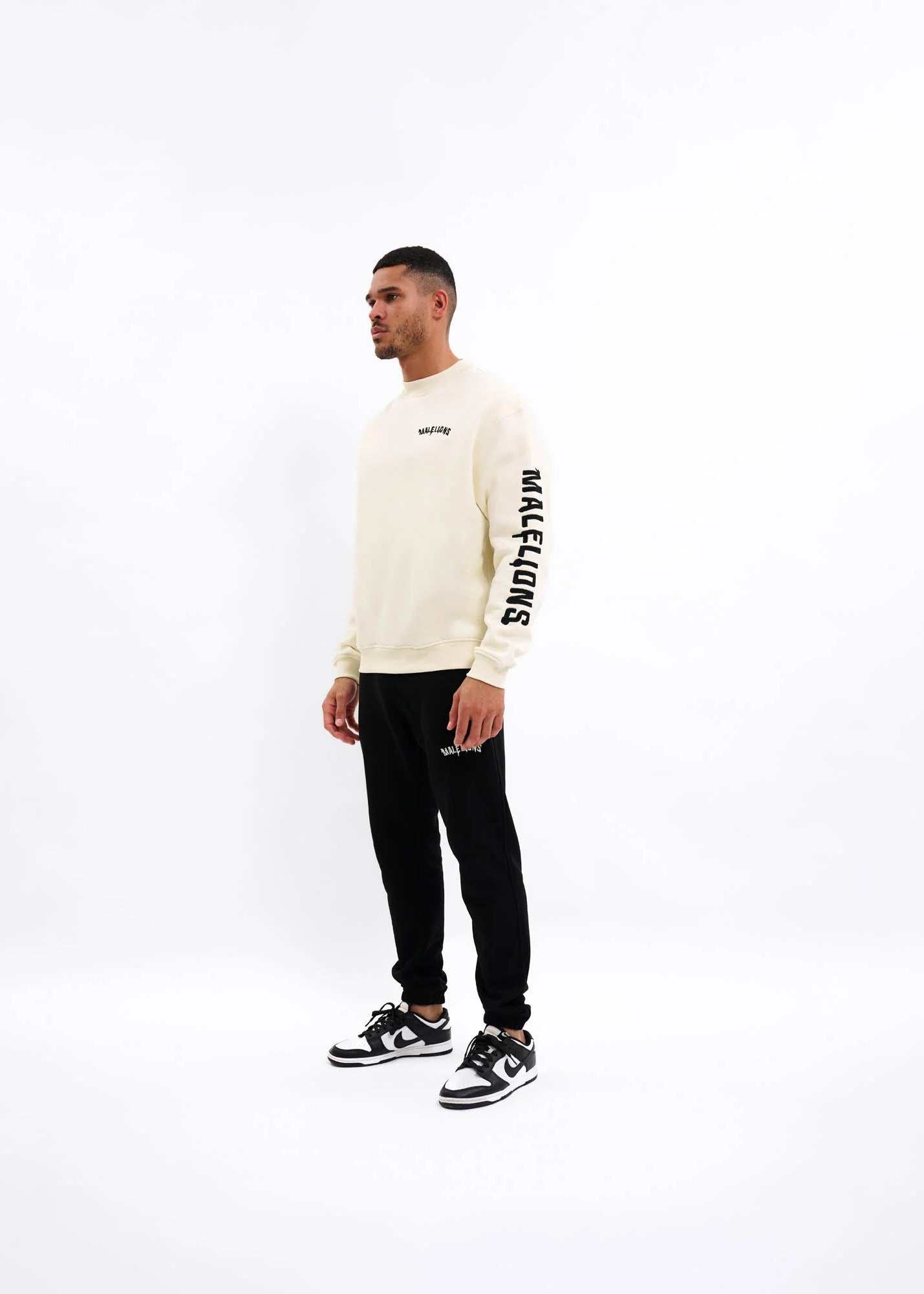 Malelions Men Graffiti Sweater | Off White