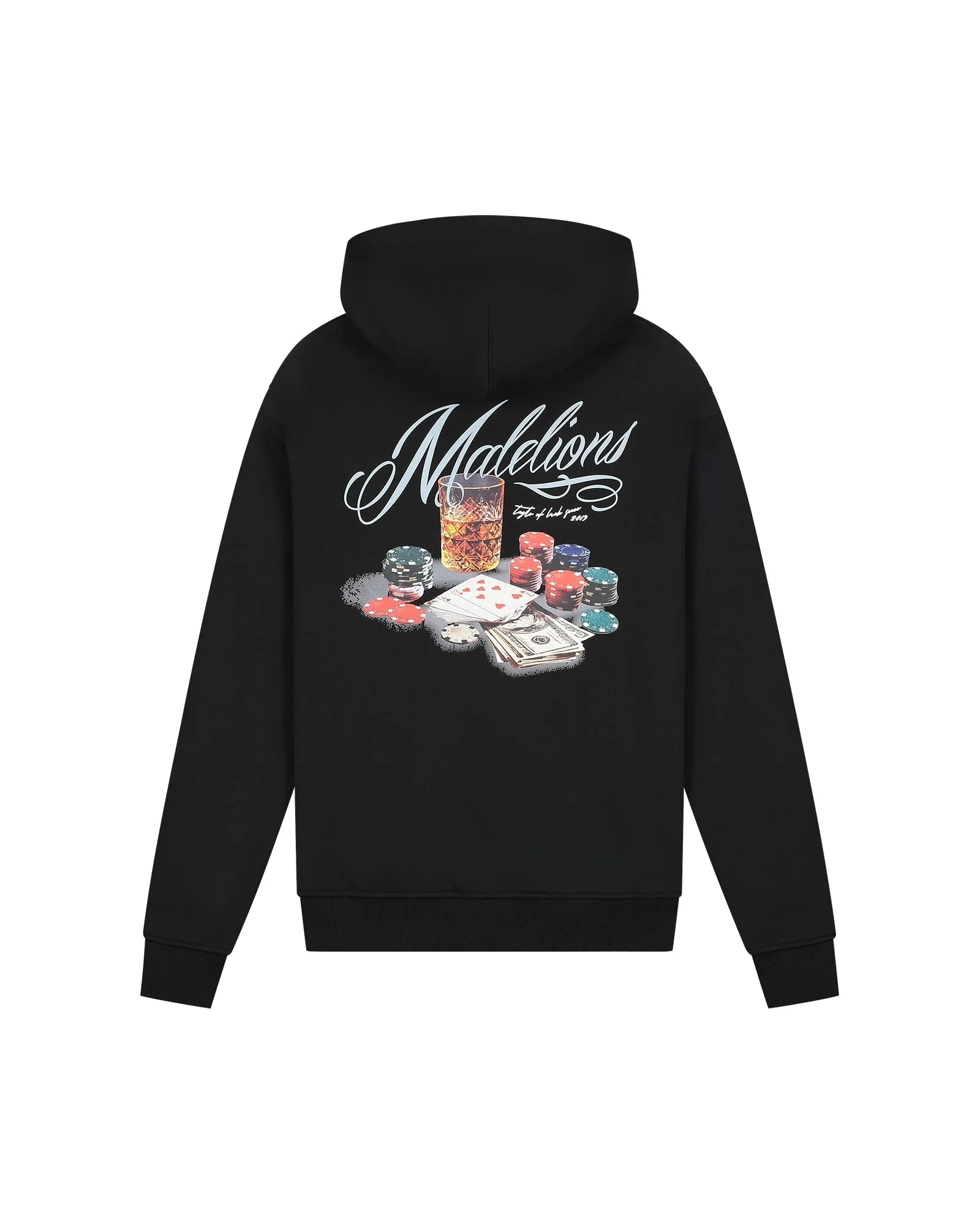 Malelions Men Playing Cards Hoodie | Black