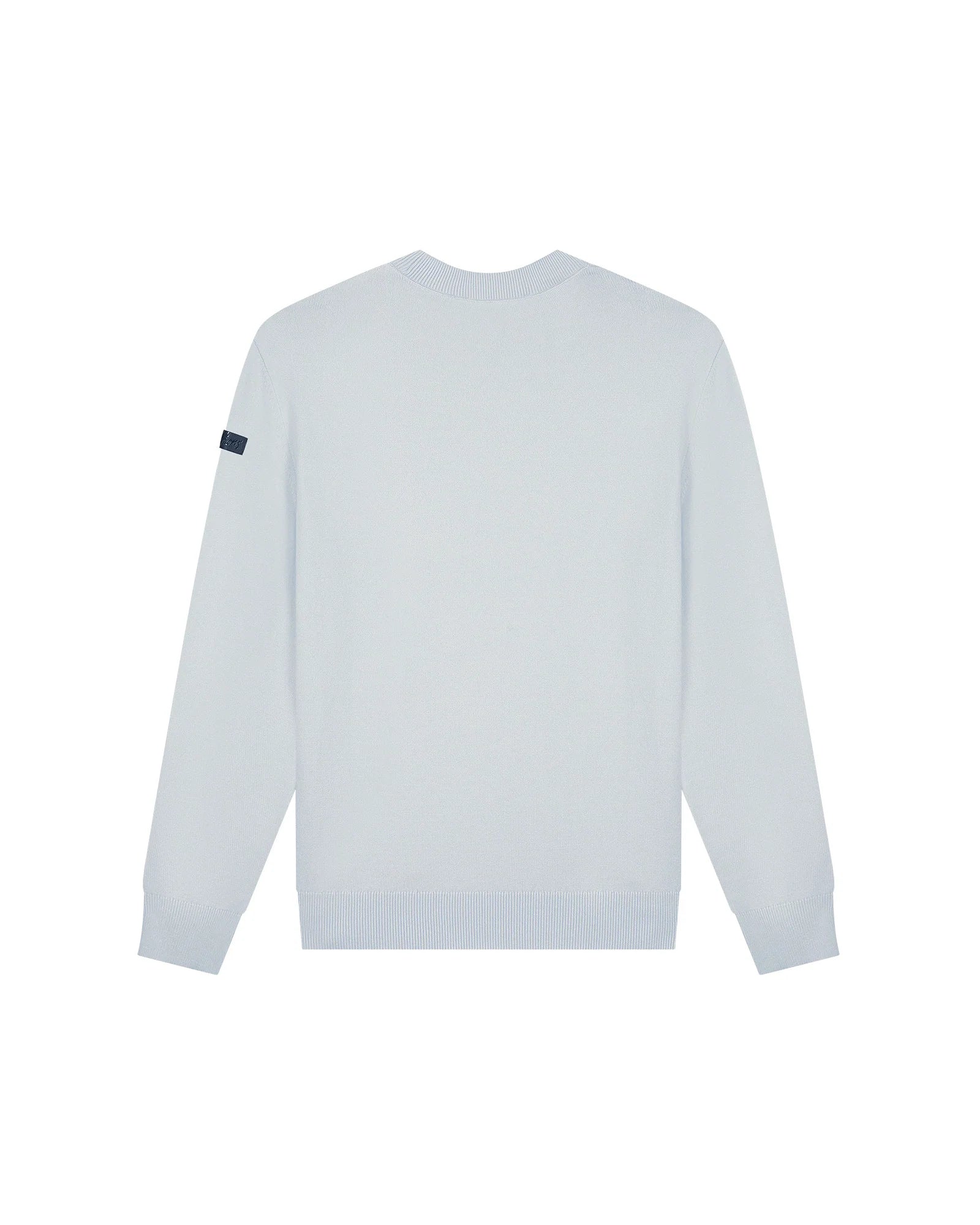 Malelions Men Knitted Crewneck | Ocean Grey