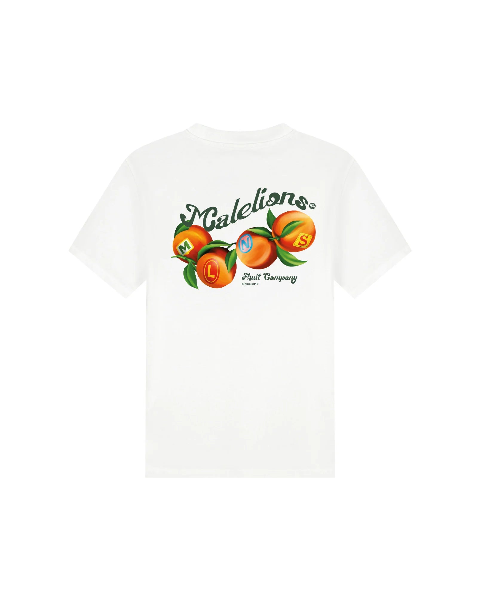 Malelions Men Fruit Company T-Shirt | White