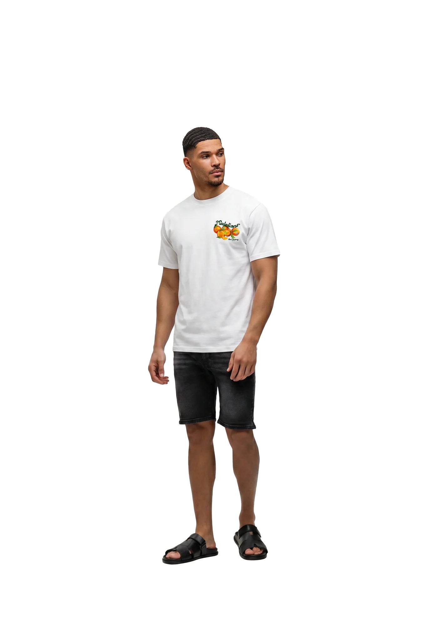 Malelions Men Fruit Company T-Shirt | White