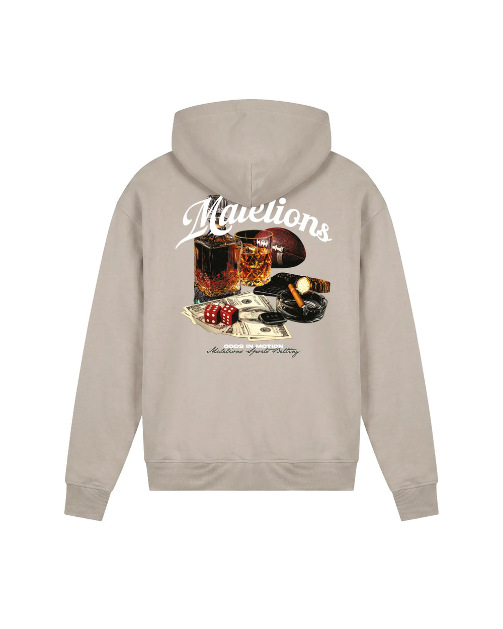 Malelions - Men Sports Betting Hoodie - Almond