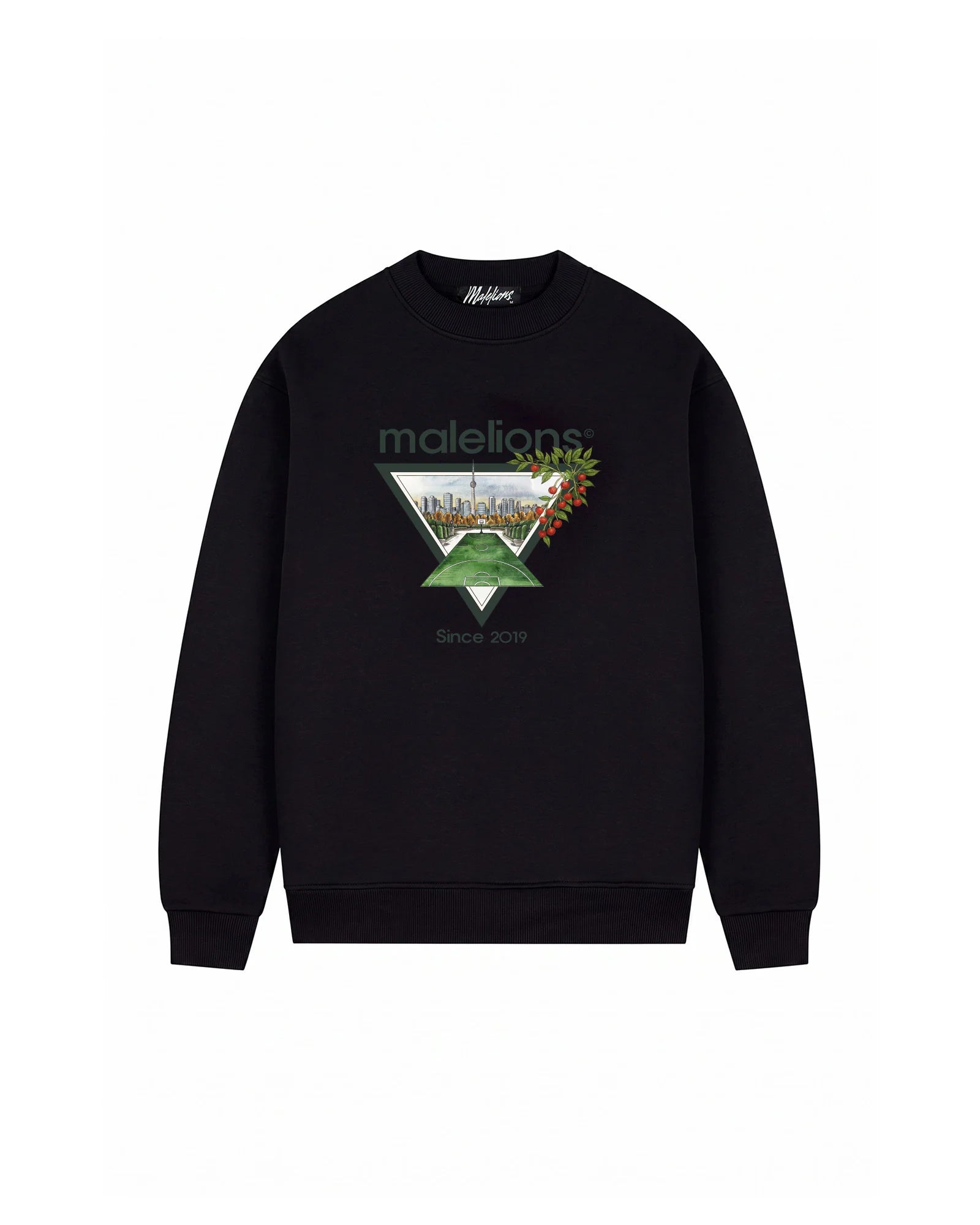 Malelions Men Athletic Garden Sweater | Black