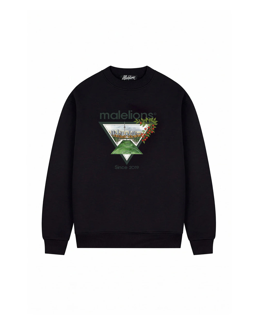 Malelions - Men Athletic Garden Sweater - Black