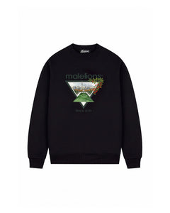 Malelions - Men Athletic Garden Sweater - Black