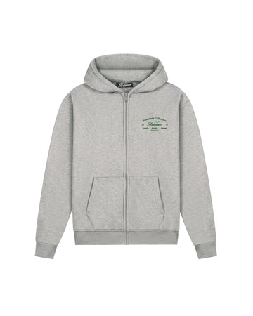 Malelions - Men Marina Zip Hoodie - Grey Melange