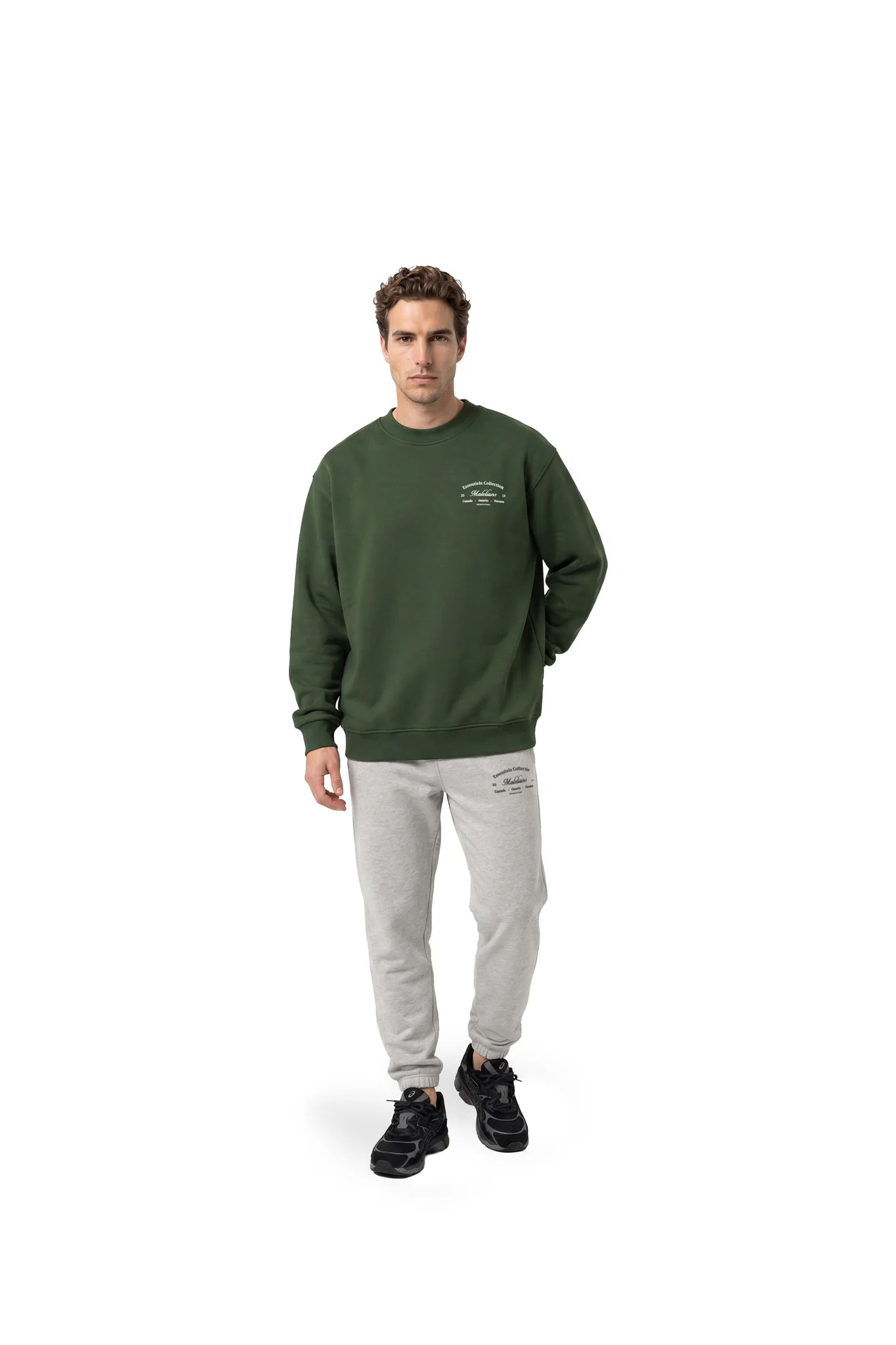 Malelions Men Marina Sweater | Racing Green
