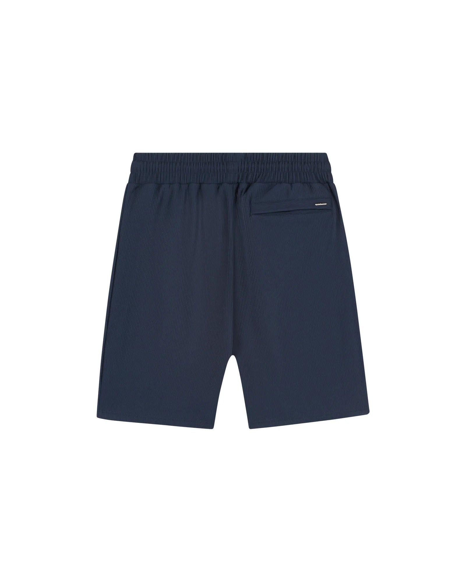 Malelions Heren Geribde Korte Broek | Navy