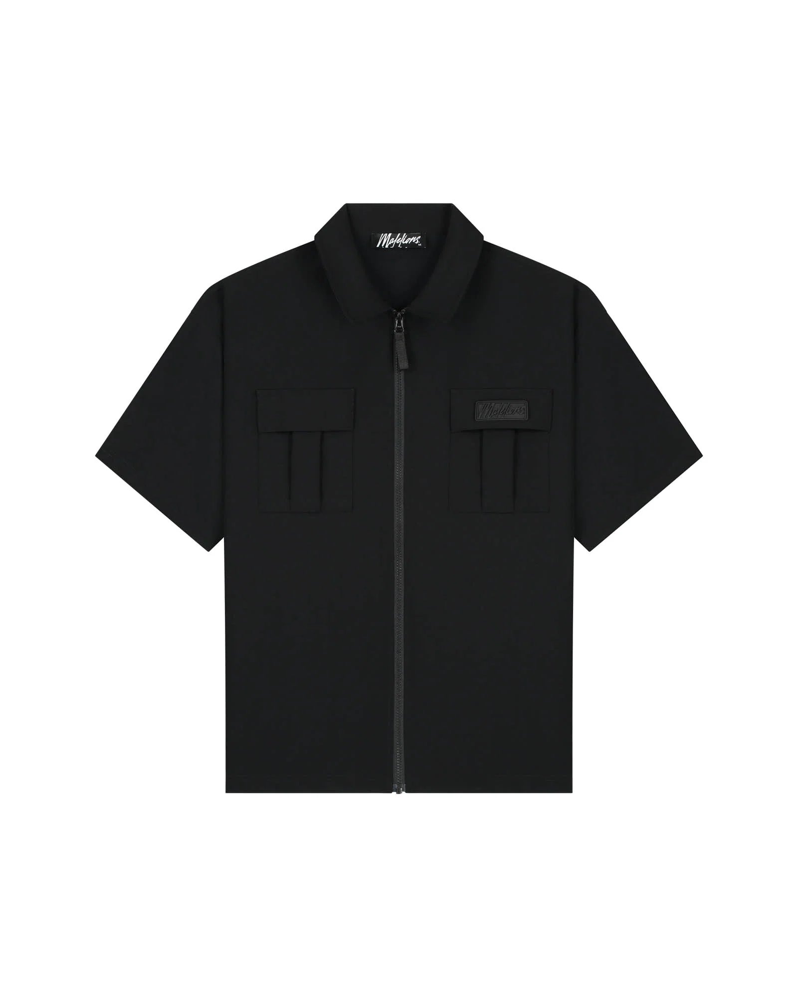 Malelions Heren Capri Zip Shirt | Zwart