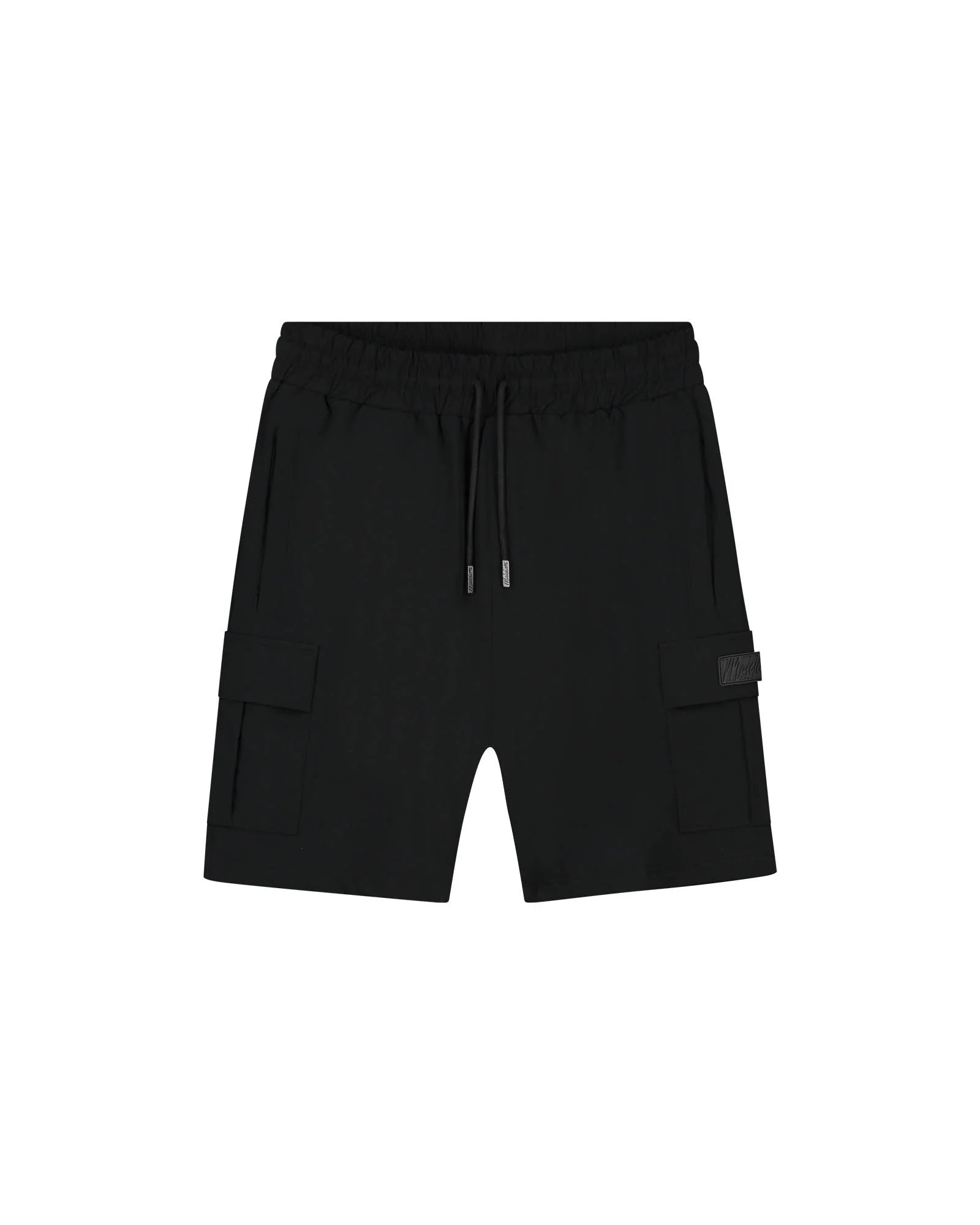 Malelions Heren Capri Cargo Shorts | Zwart