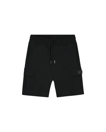 Malelions - Men Capri Cargo Shorts - Black