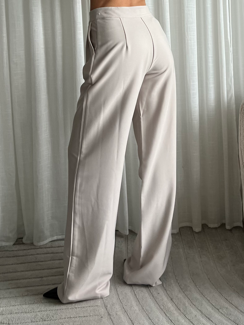 WIDE - PANTALON - BEIGE - 19616
