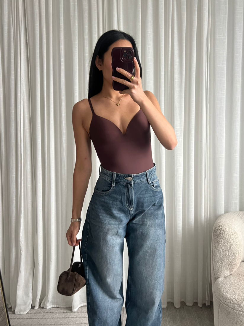 DAMES - BODY  - BROWN