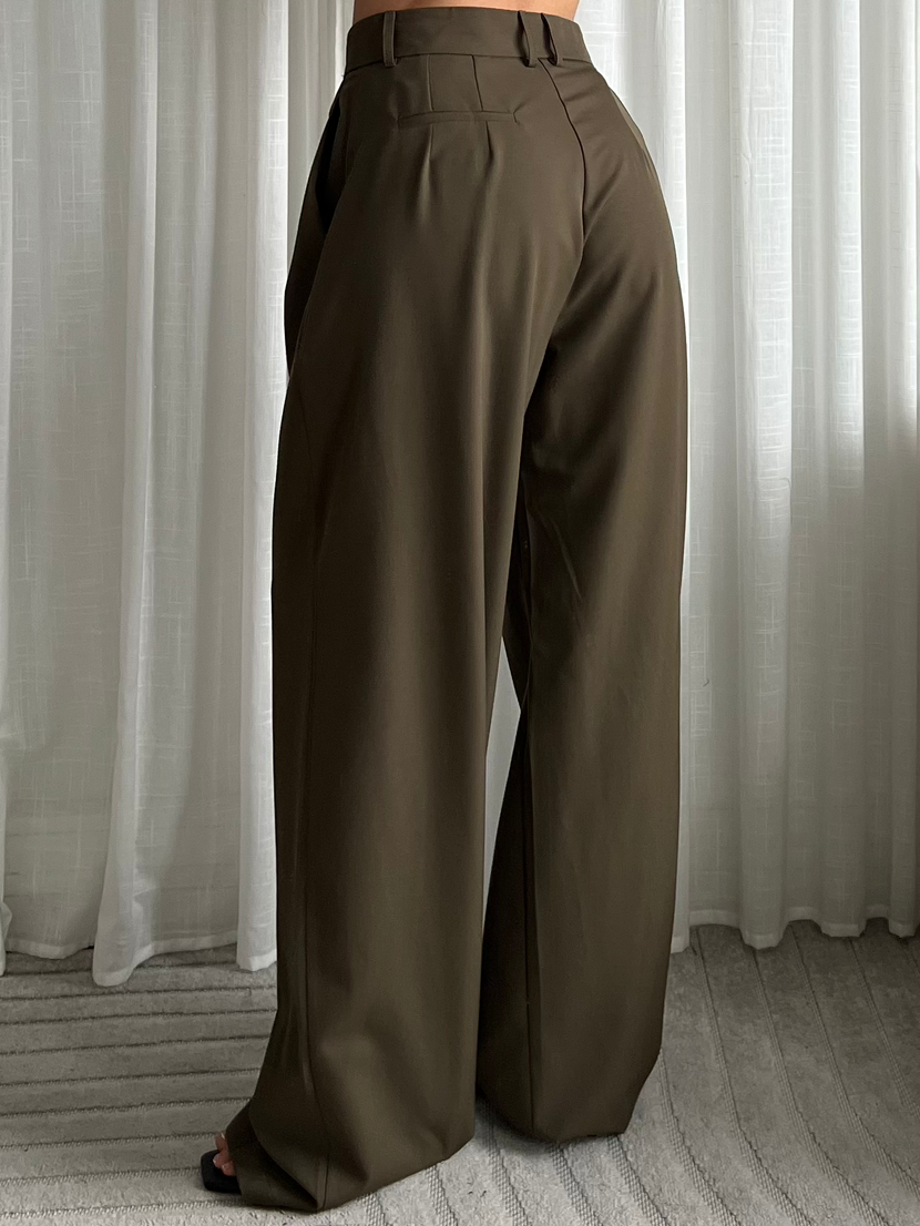 OVERSIZED - PANTALON - KHAKI - 19695