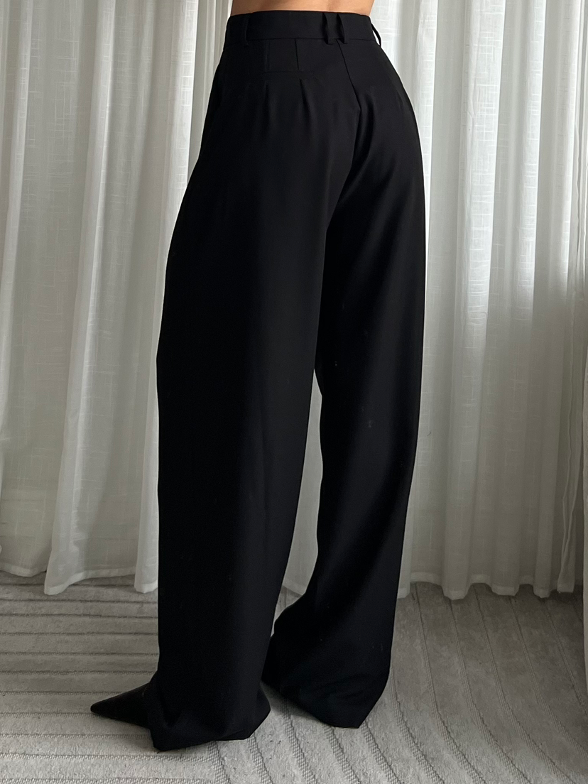OVERSIZED - BROEK - ZWART - 19695